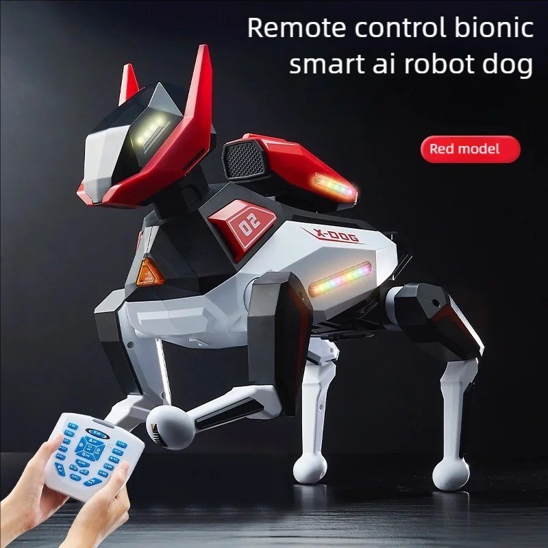 AI Simulation Robot Dog Intelligent Machine Dog Voice Command APP Control