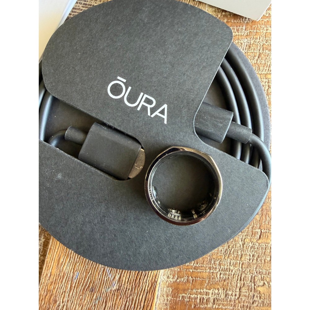 Oura Ring Generation 3 Activity Tracker Heritage Style Black Size 10