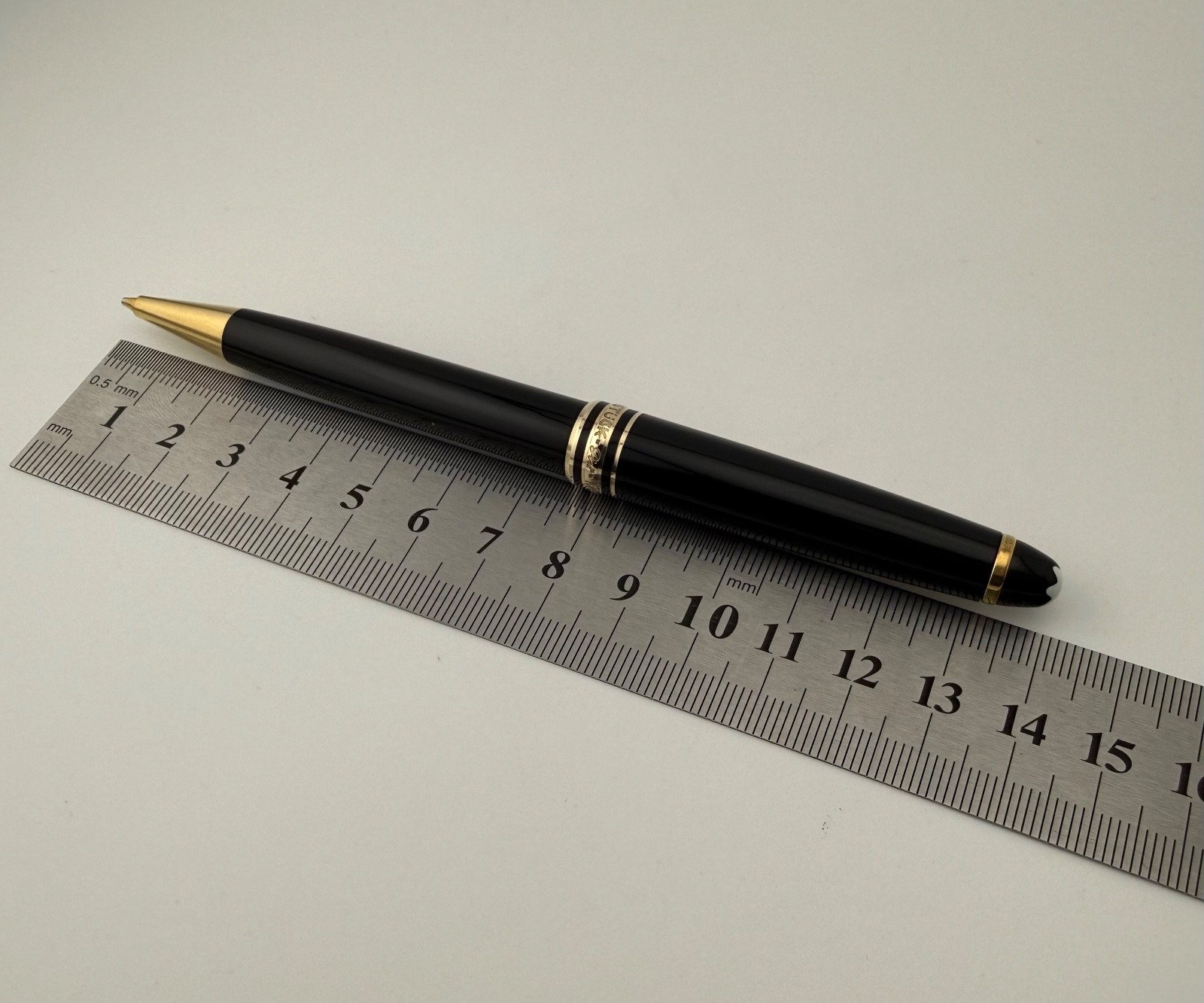 Montblanc Meisterstück Black Gold Plated No. 165 Mechanical Pencil 0.7mm
