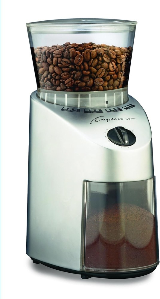 560.04 Infinity Conical Burr Grinder, Brushed Silver