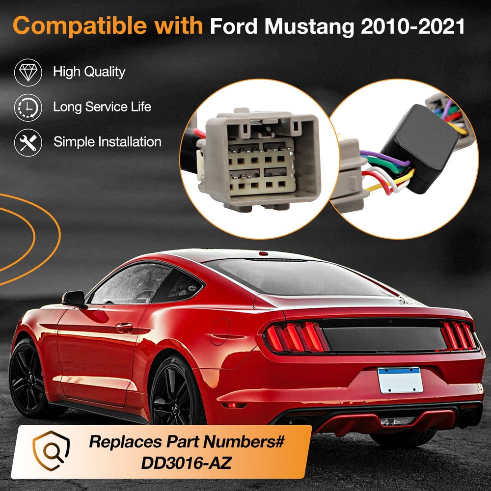 1 Pair Sequential Tail Light Relay Module Kit For Ford Mustang 2010-2021 DD3016