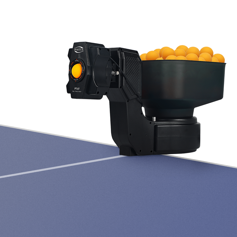PT-07 Ping Pong Table Tennis Robot Automatic Ball Machine for Training Exercise