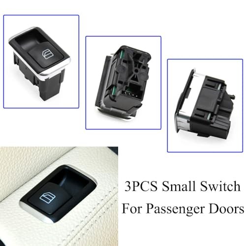 Power Window Lift Control Switch Button Complete, Driver Side Master Window Swit