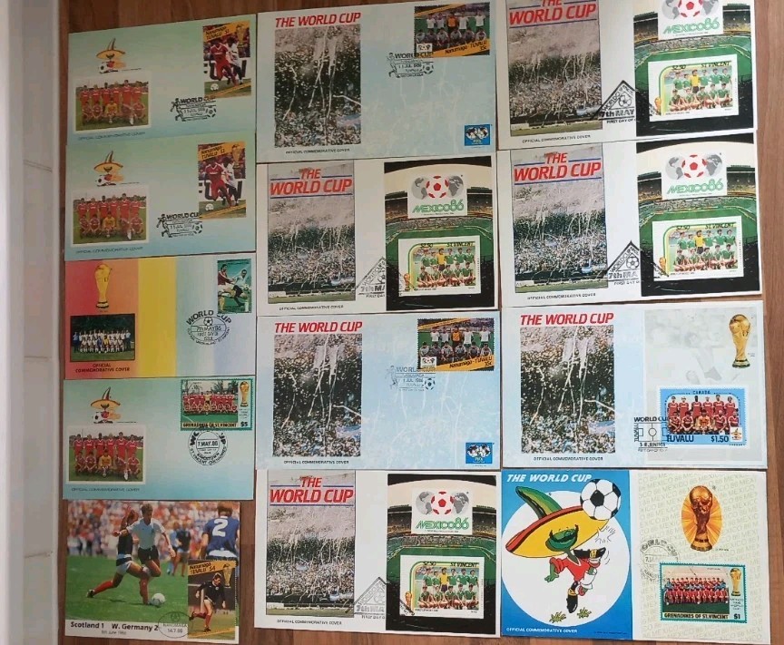 World Cup 1986 Official Commemorative Covers.