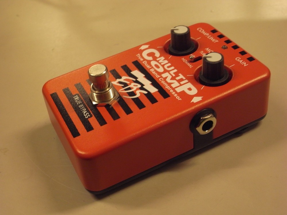 EBS Multi Comp Red Compressor Pedal 2-Knob Limited Edition Used