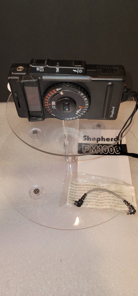 Shepherd Dual Flashmeter FM-1000 Untested W/manual, Instructions And Carrying...