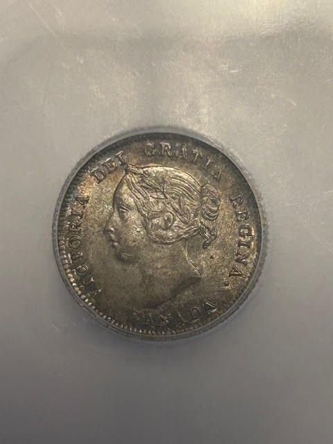 1880H Canada Five Cents ICG Graded MS64