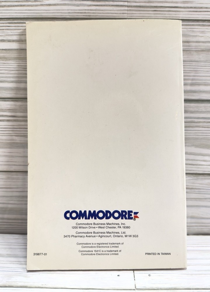Commodore 64 1541C Disk Drive User Guide/Manual - Vintage Computing - A13