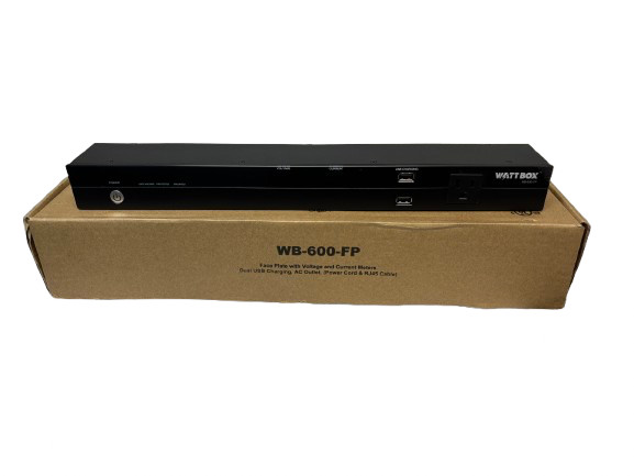 WATTBOX WB-600-FP, Face Plate with Voltage and Current Meters - NEW!