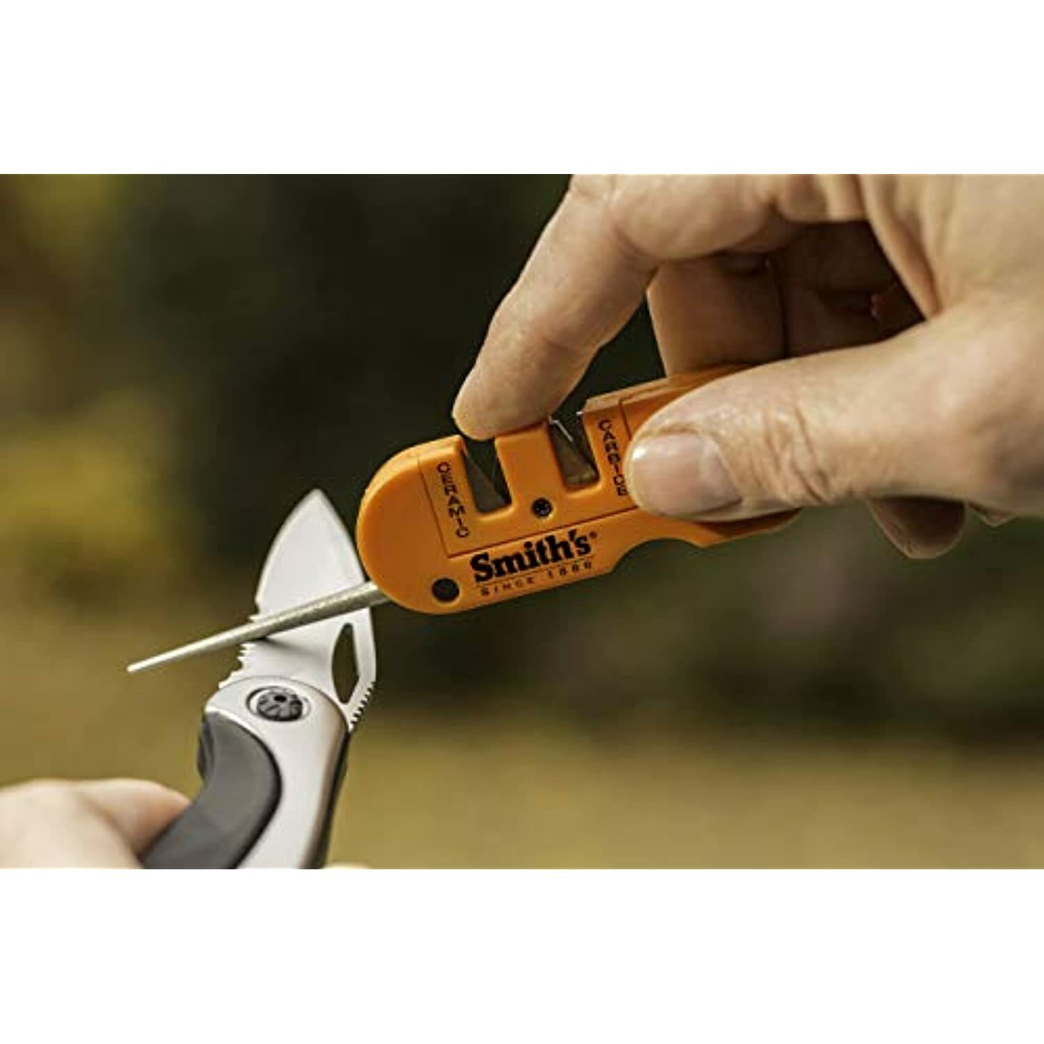 Smith's 51203 Pocket Pal Knife Sharpener - Orange