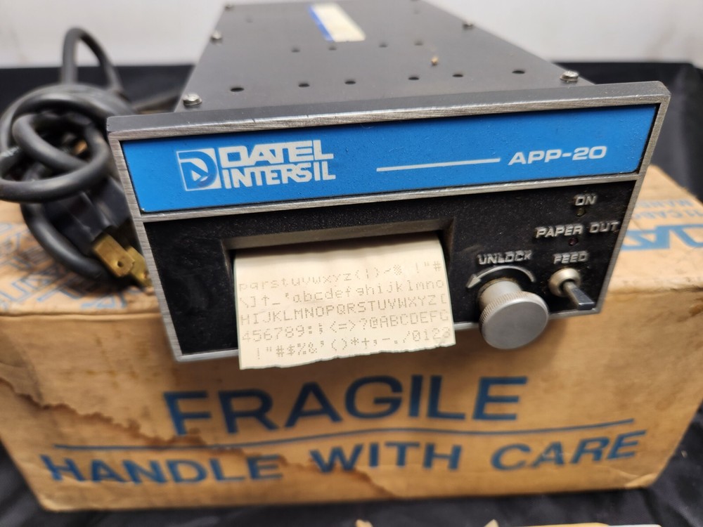 DATEL INTERSIL PRINTER APP-20 NOS