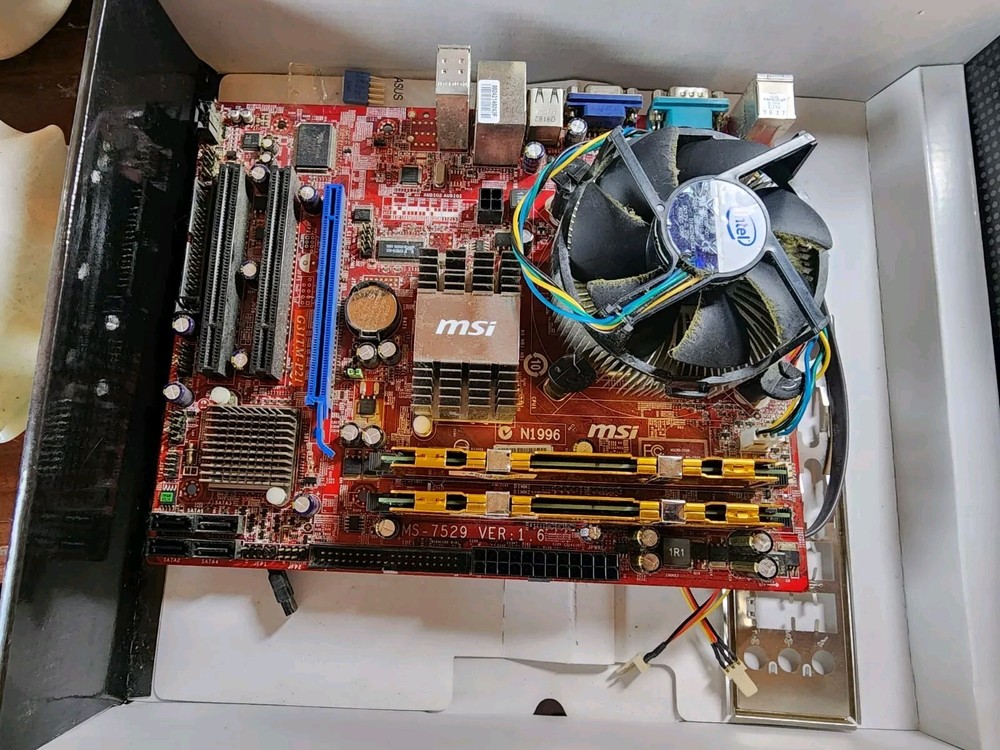 MSI MS-7529 Motherboard Intel Celeron AS SHOWN