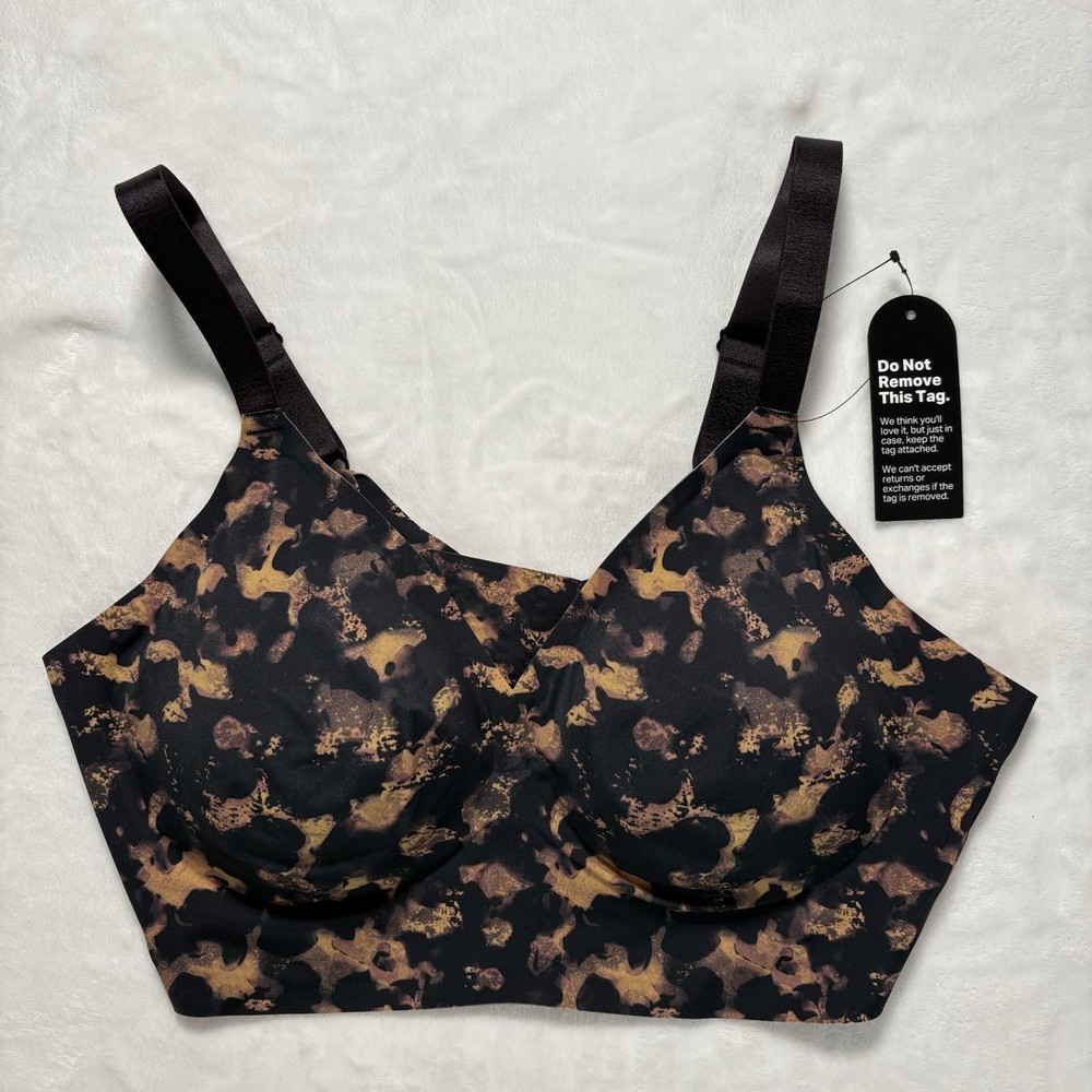 Eby Relief Bra Seamless Tortoise Adjustable Strap Size: XLDD