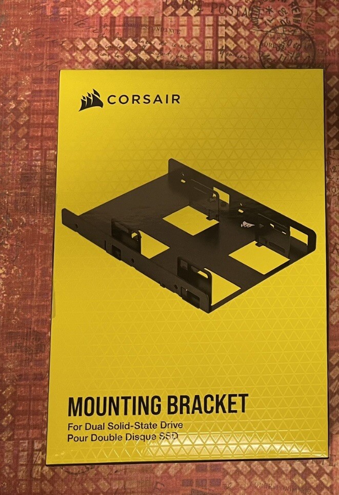 2.5 to 3.5 Mounting Adapter Bracket SSD Dual Dock Solid State Drive Holder Tray