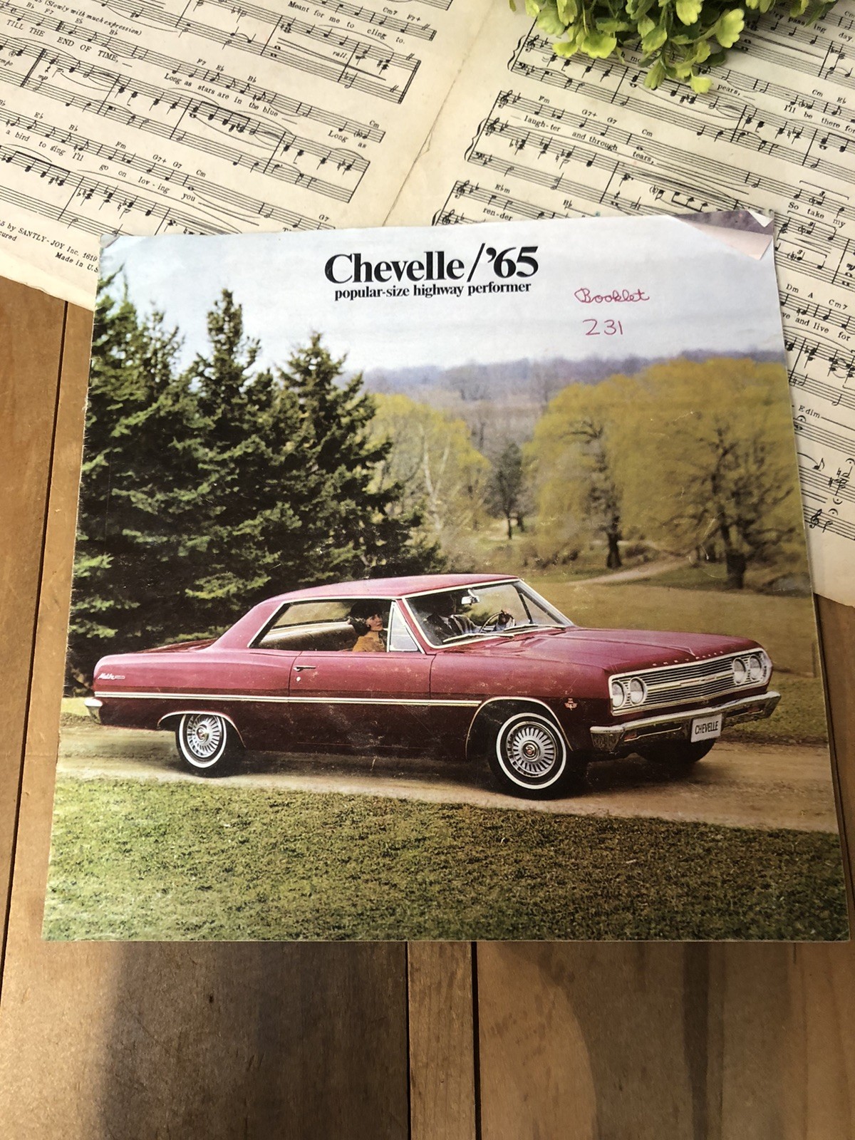1965 Chevrolet Chevelle Malibu Super Sport SS Wagon 300 Original Sales Brochure