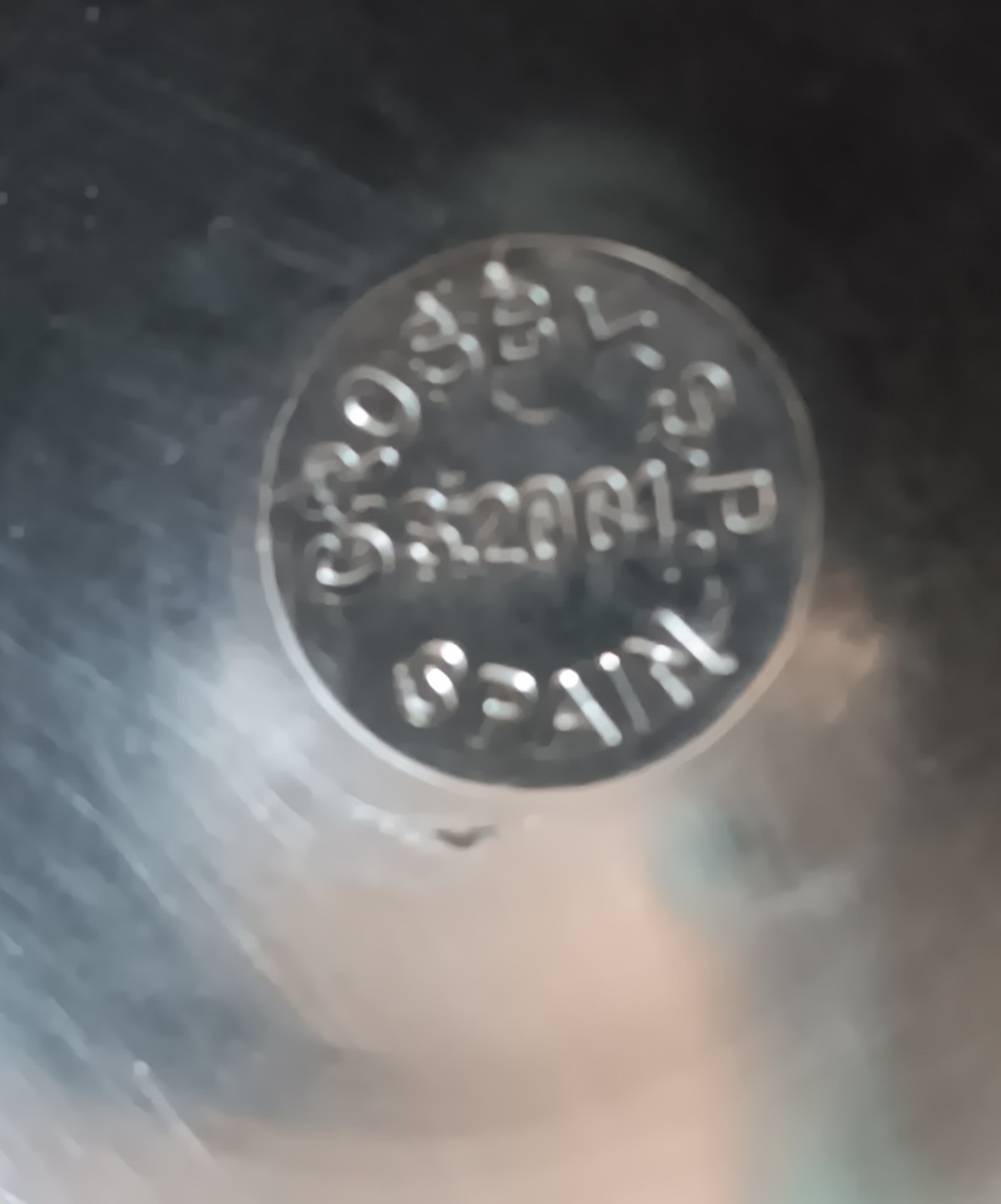 Vintage Crosby Spain Silver Plated Goblet Chalice Cup Wine Glass Made in Spain