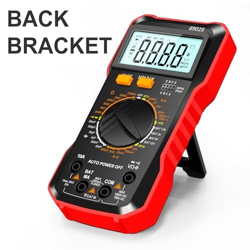 Digital Multimeter Multi Tester 2000 Counts Manual-ranging Measurable DCV ACV