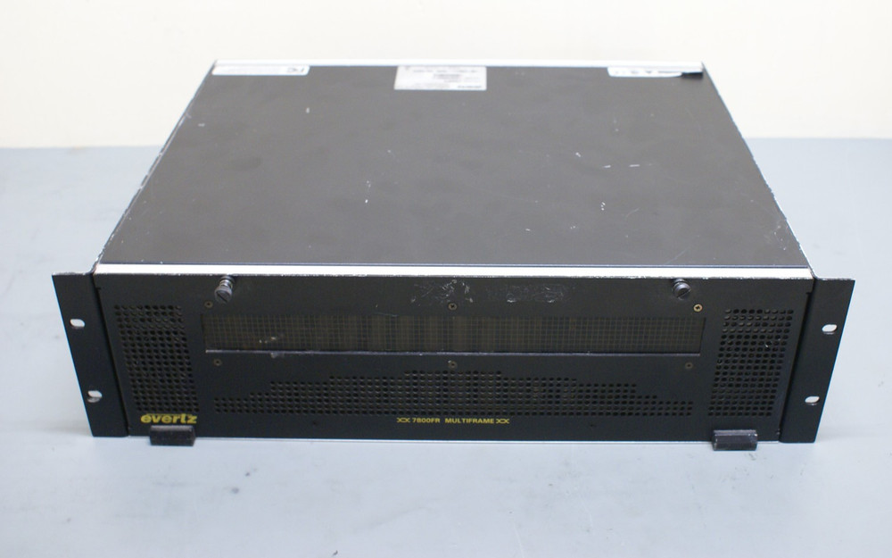 Evertz 7800FR 3RU Modular Frame with 7700FC controller card   R2