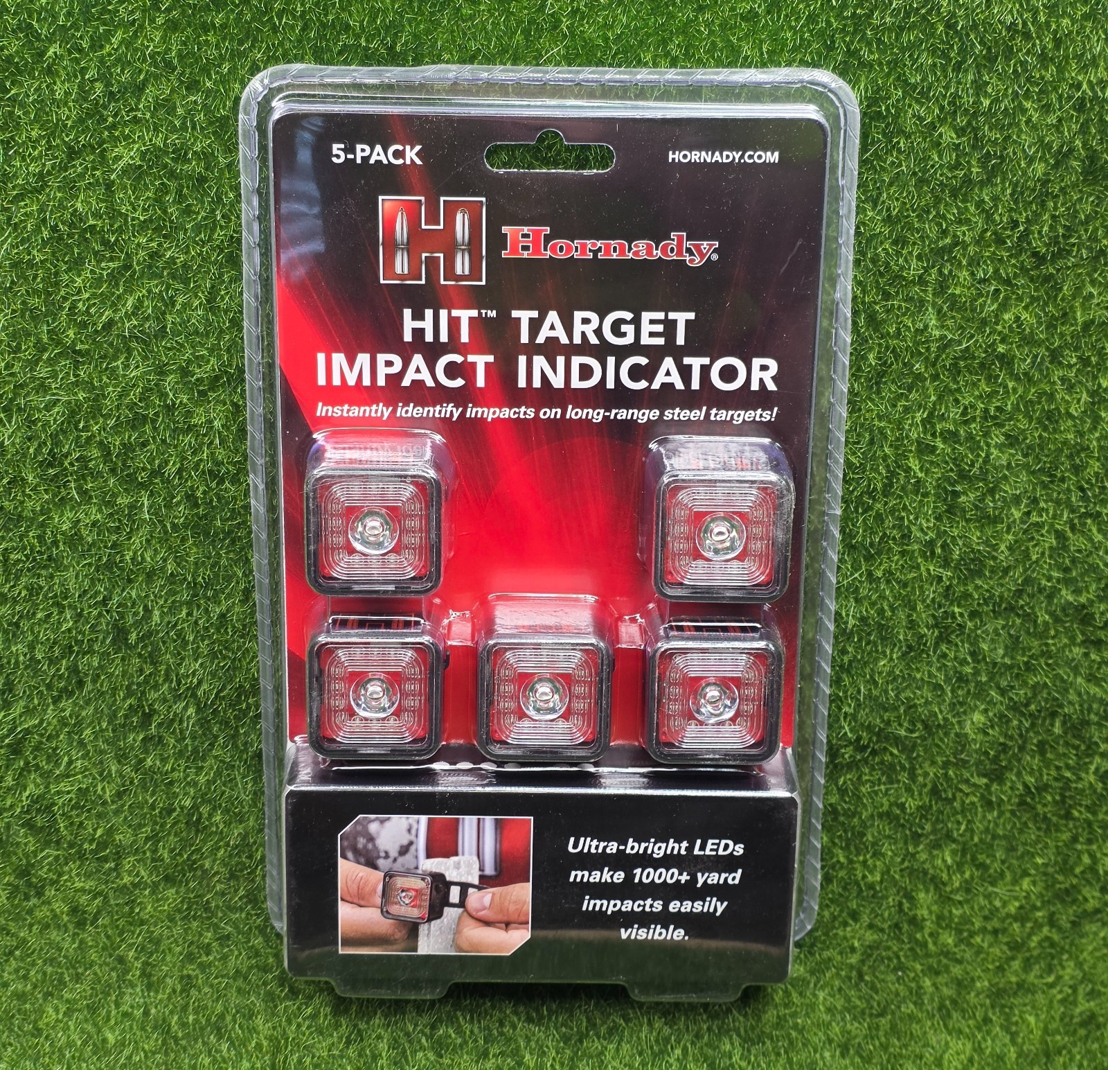 Hornady Range Shooting HIT Target Impact Light/Indicator, [5 Pack] #97301