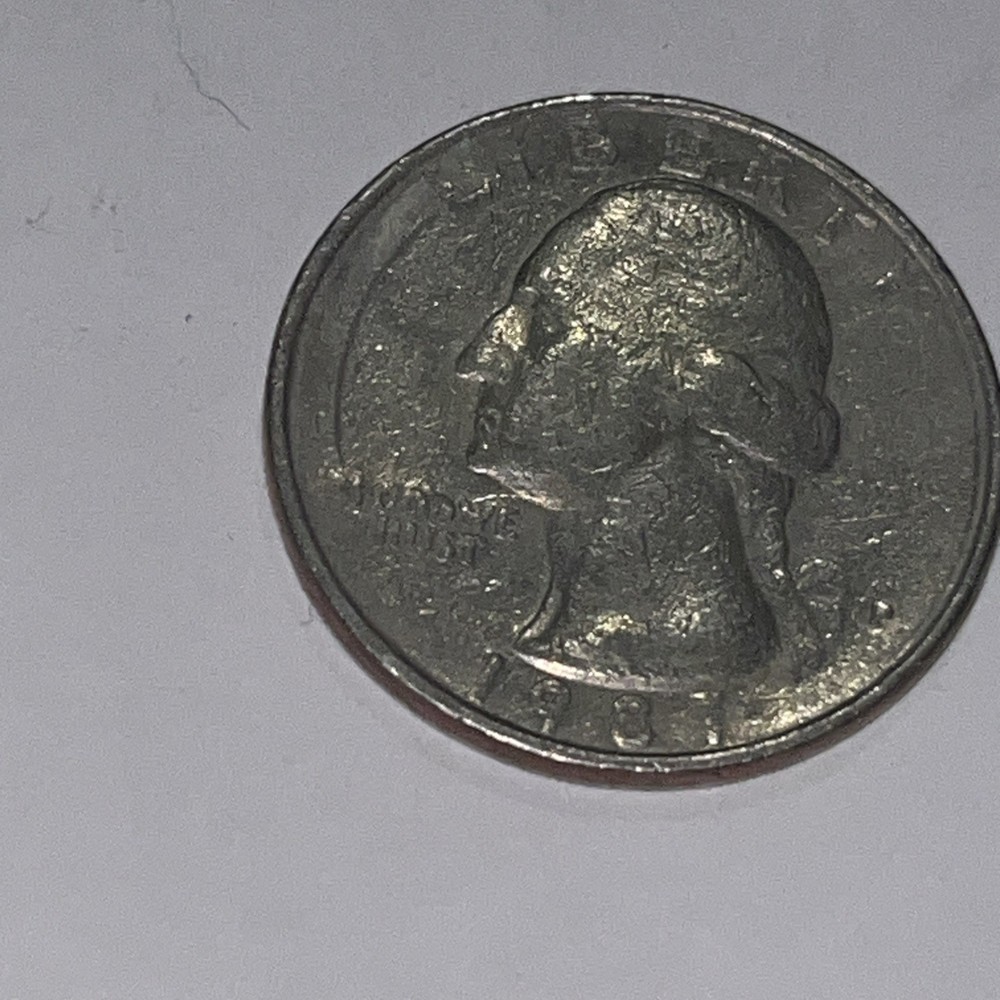 1987 P Mint Quarter Error