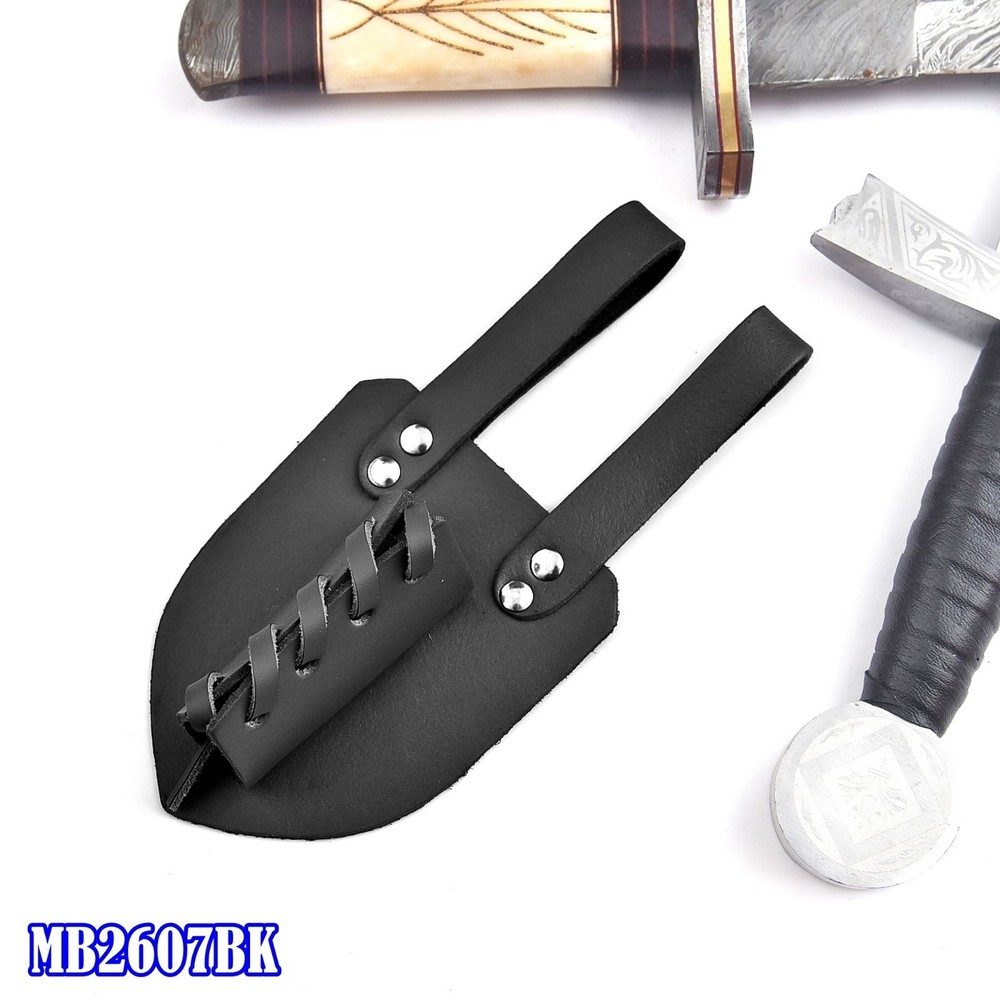 Genuine Leather Sword Dagger Frog Adjustable Universal Fit Medieval Multi Tool