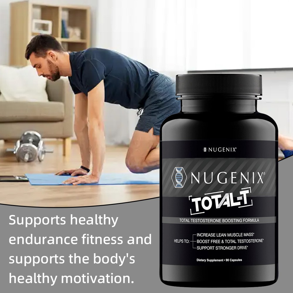 Nugenix Total-T Testosterone Booster 90 Capsules - Enhanced Endurance and Energy