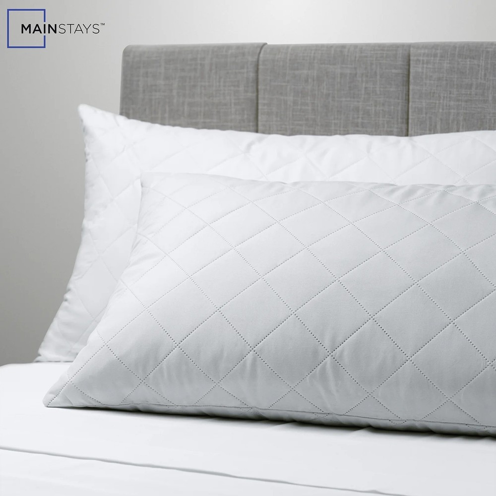 Mainstays Memory Foam Cluster Bed Pillow, Standard Queen.