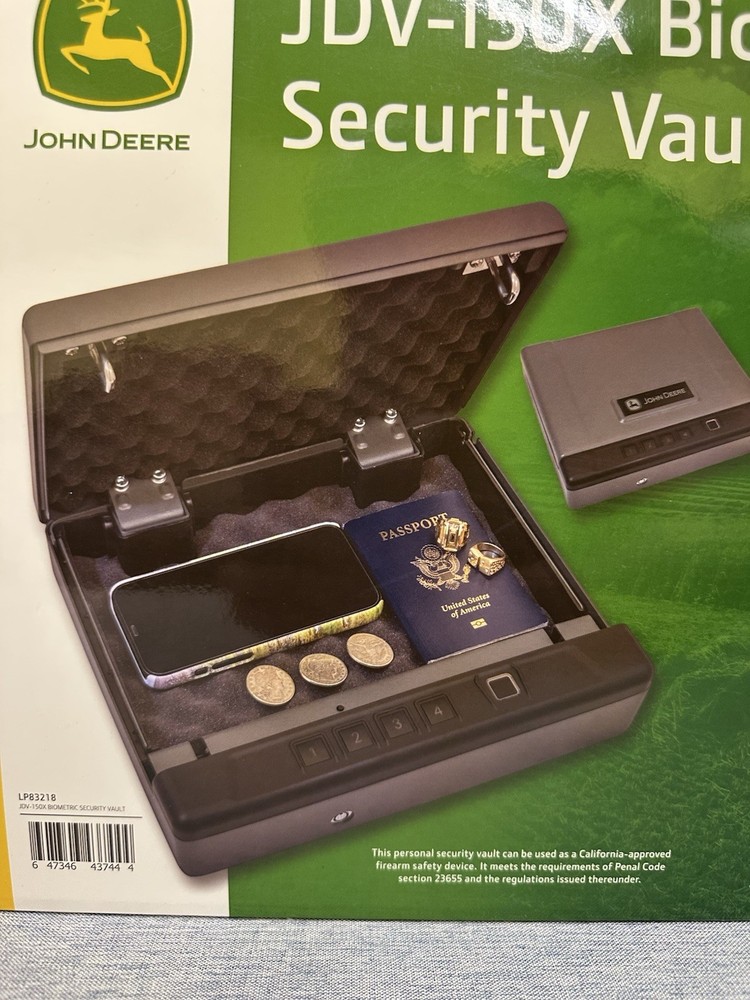 john deere JDV-150X Biometric Security Vault