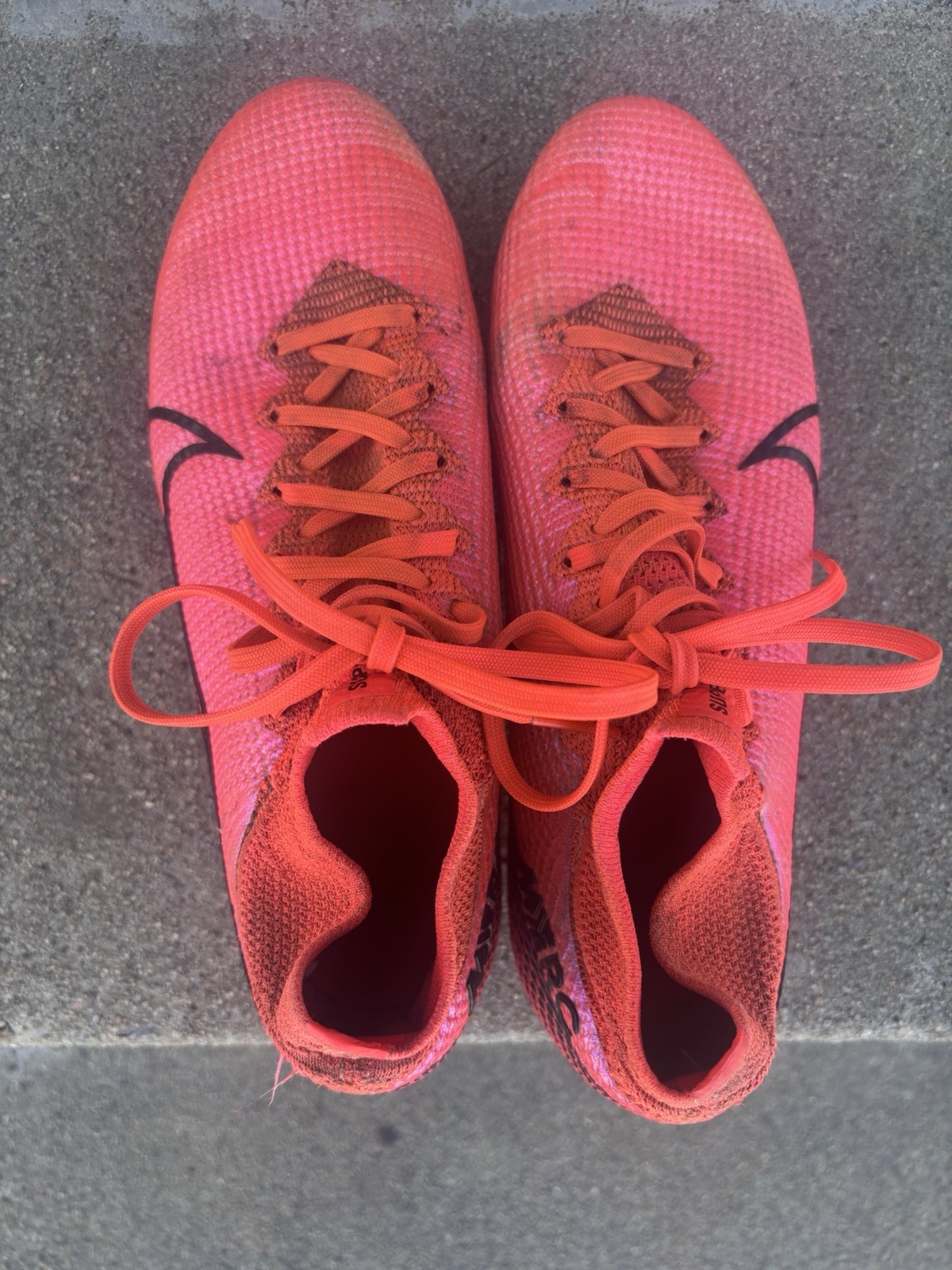 Nike Mercurial Superfly 7 Elite FG Crimson Pink AQ4174-606 5.5 Soccer Cleats