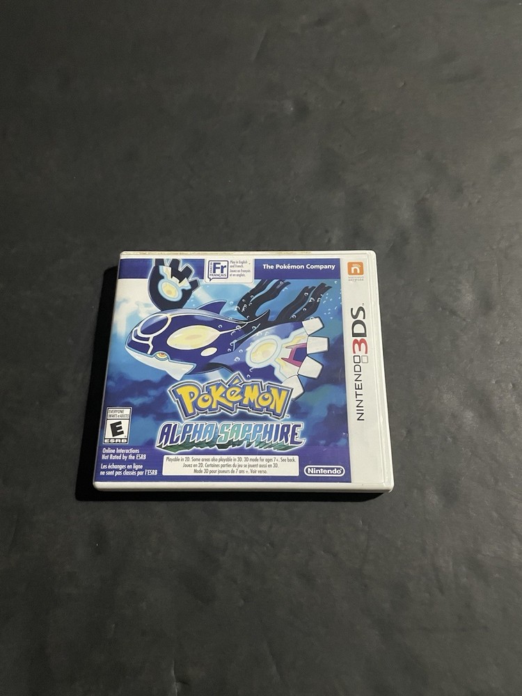 pokemon alpha sapphire 3ds Case only