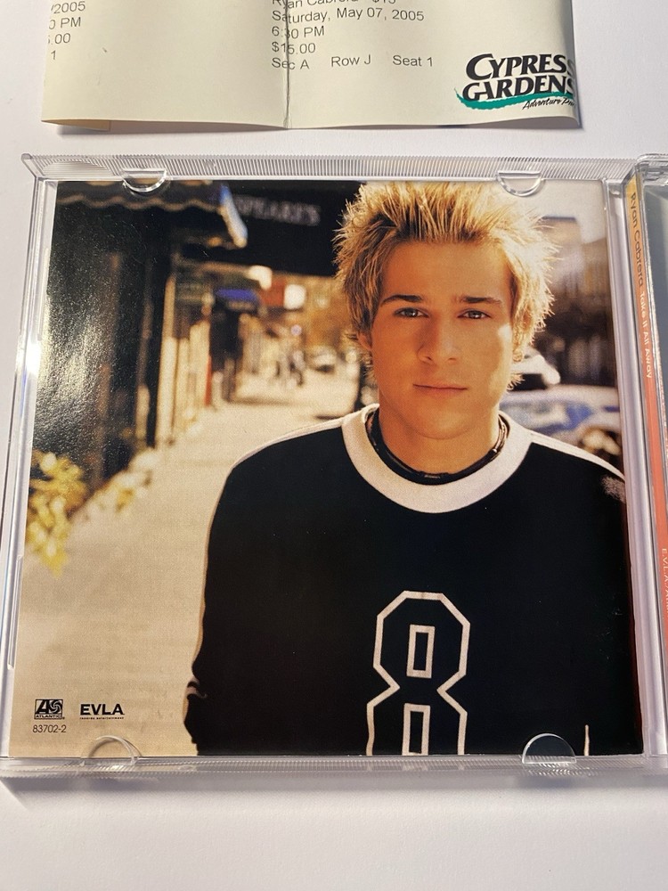 Ryan Cabrera Signed Autographed "Take it All Away" Music CD Compact Disc