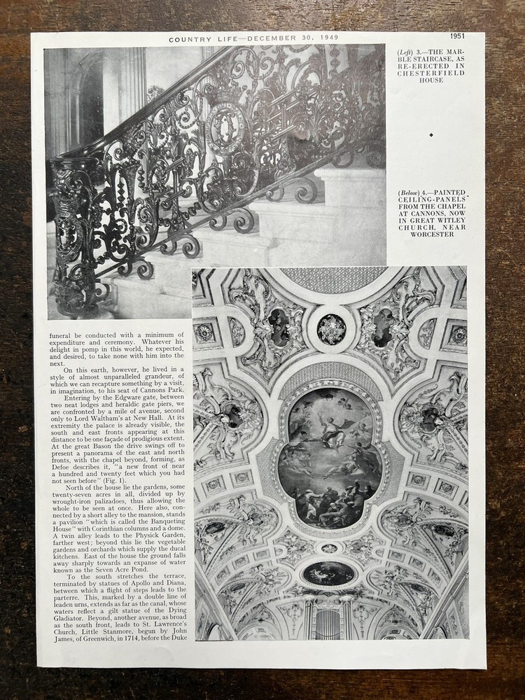 Cannons - Middlesex - 1949 Cutting 448