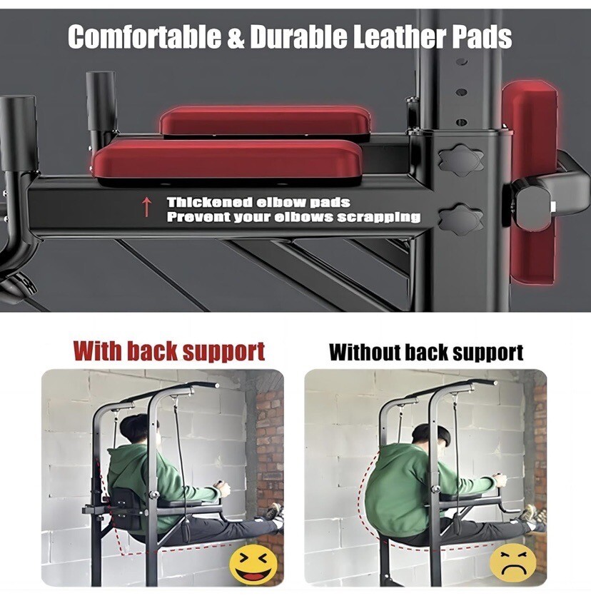 Tappio Power Tower Pull Up Bar for Home Gym, Multi-Function Pull Up