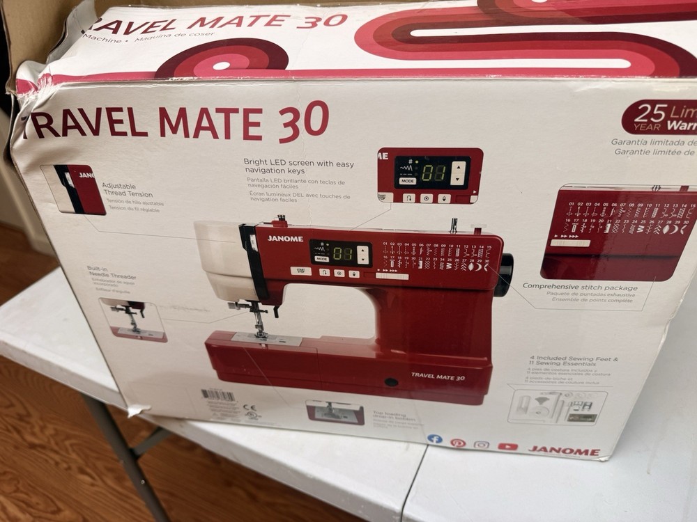 Janome Travel Mate 30 Computerized Sewing Machine TM30