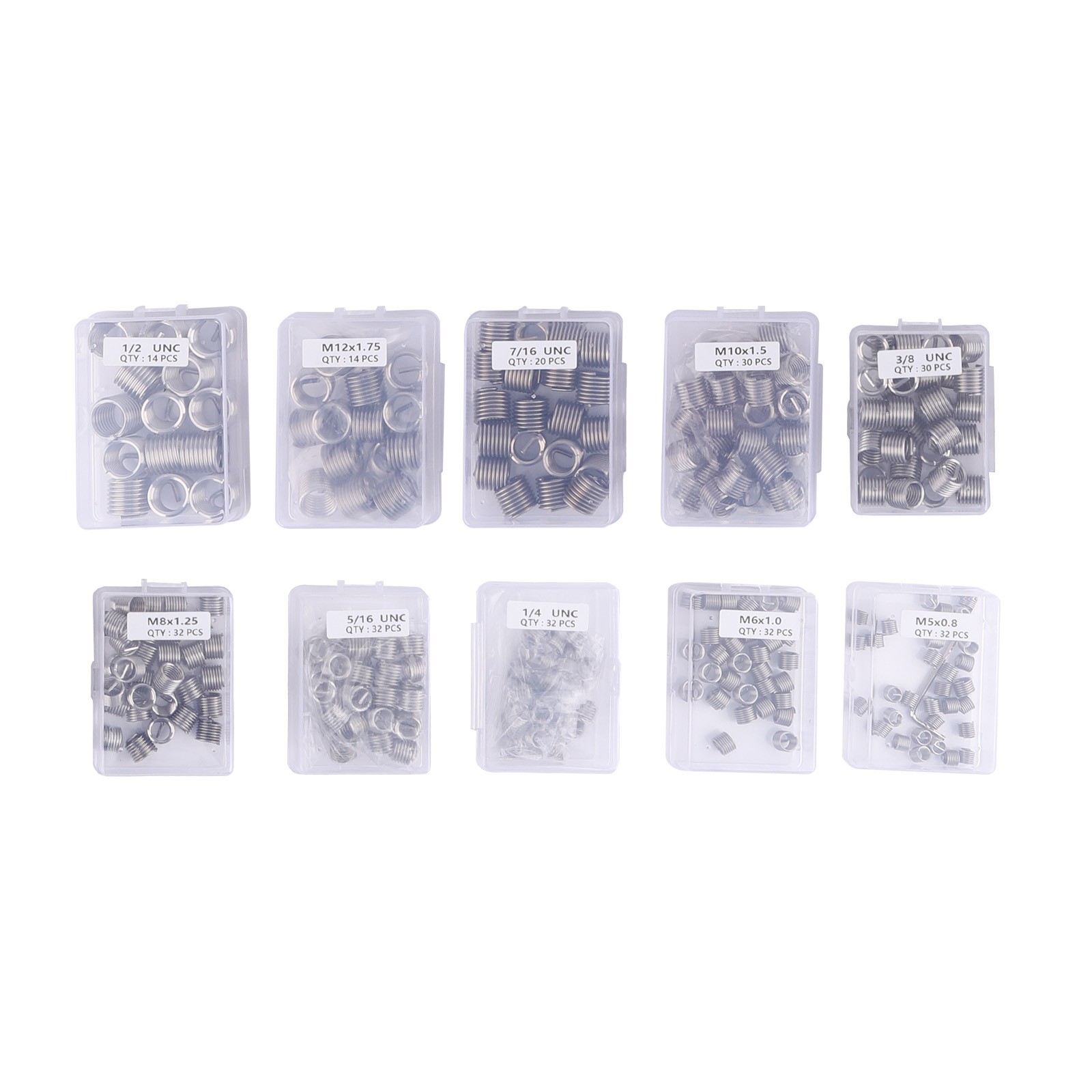 320X Helicoil Thread Repair Kit 320-Piece SAE and Metric Rethreading Tool Kit