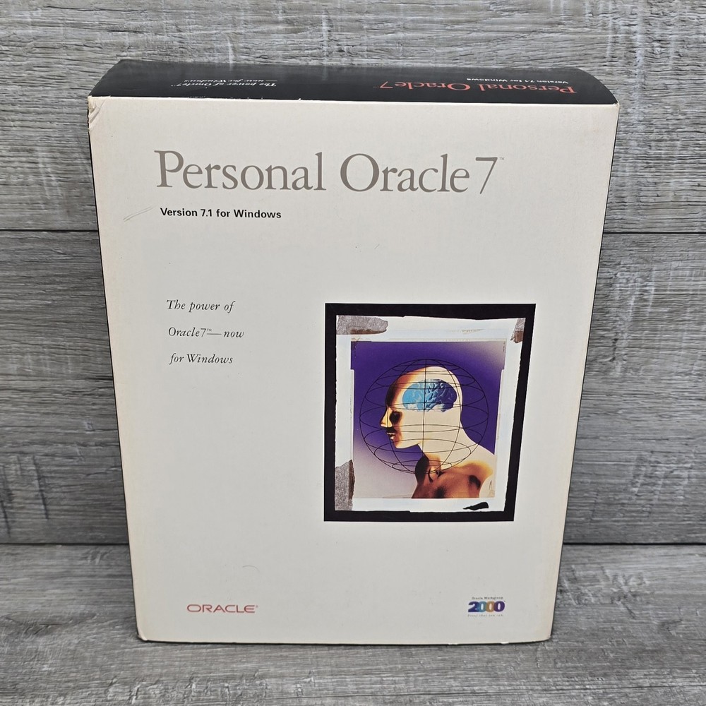 Personal Oracle 7 ~ Version 7.1 Windows Architecture Oracle Workgroup 2000~ New!