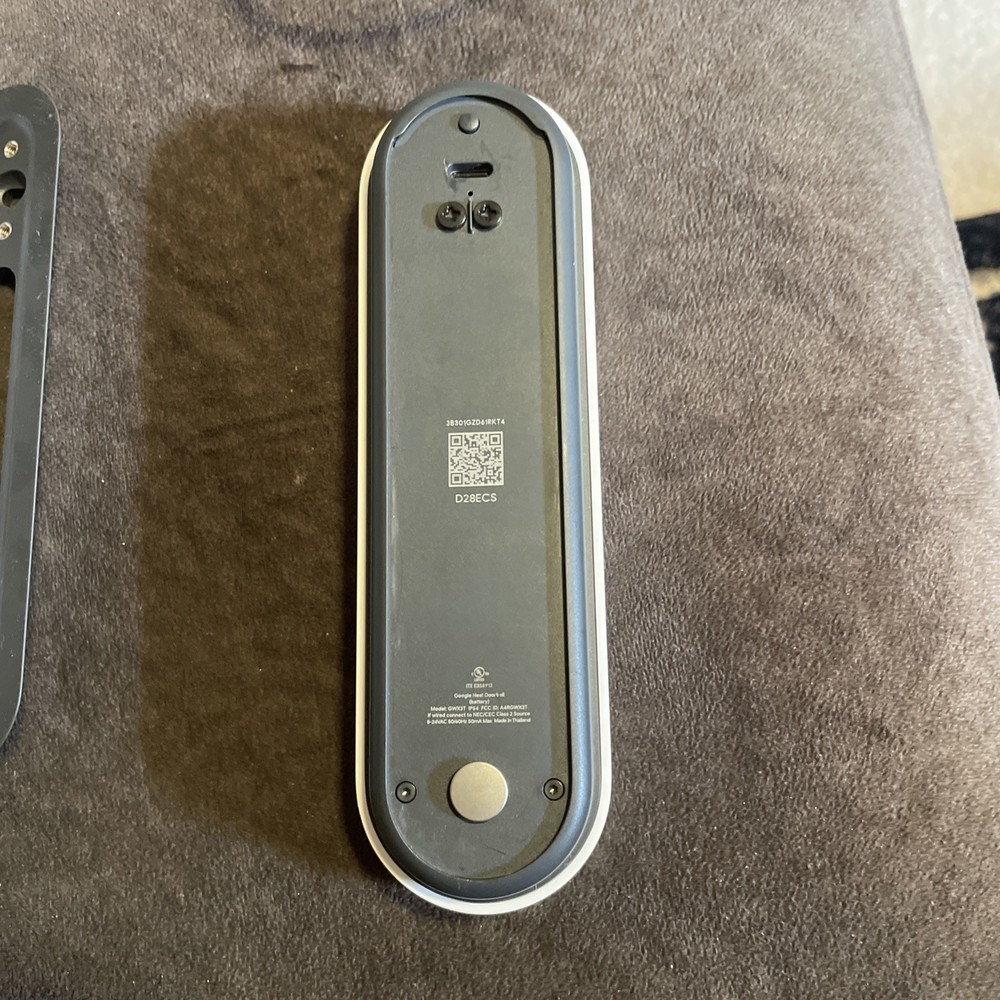 Google Nest Doorbell, Battery - Snow