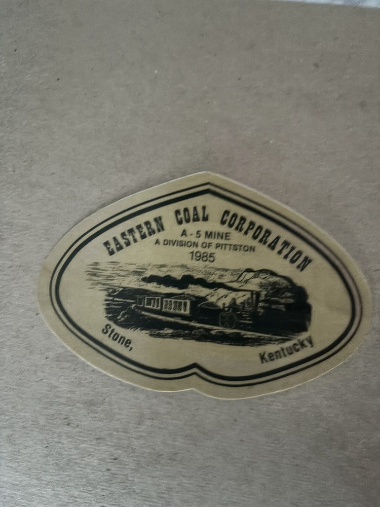 Coal mining stickers, nice older coal company
