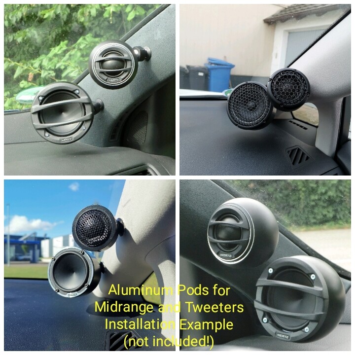 Hertz MPK163.3, Mille Pro, New 3 Way Car Speakers System .