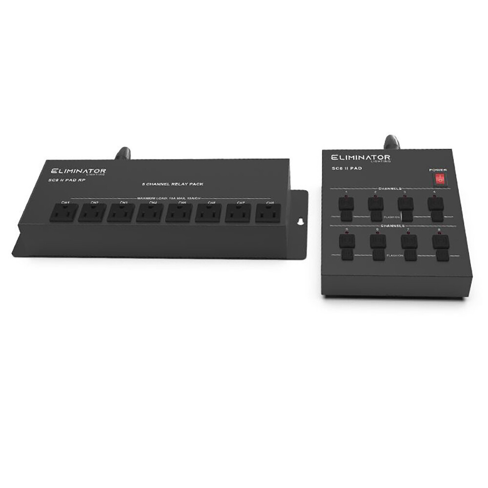 Eliminator Lighting SC8200 SC8 II Pad System 8-Channel Analog On/Off Controller
