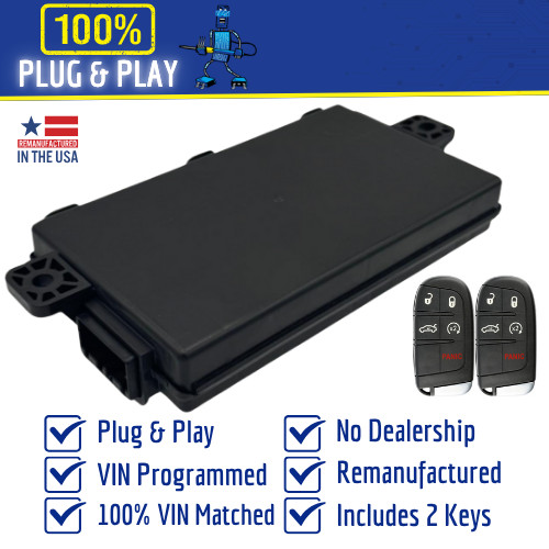 2011-2018 Dodge Charger Hub Receiver RF WIN Module Programmed w/ keys