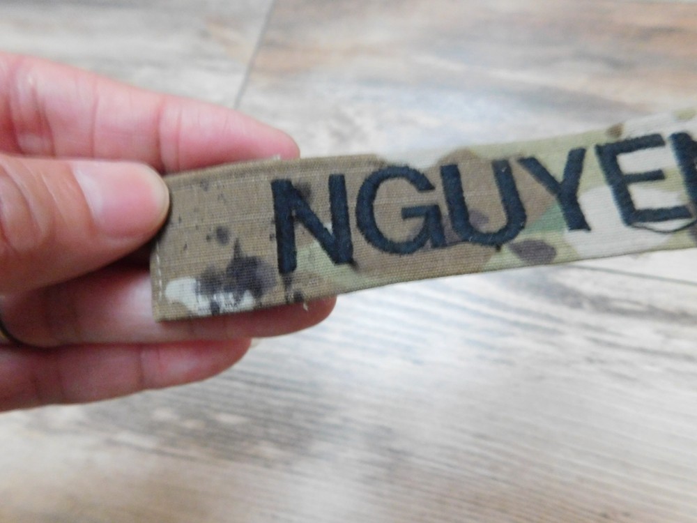 US ARMY MULTICAM /OCP NAME PATCH " NGUYEN"
