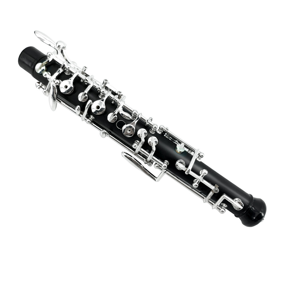 Professional Oboe C Key with Forked-F Resonance Semi-Automatic Mechanism Ebonite