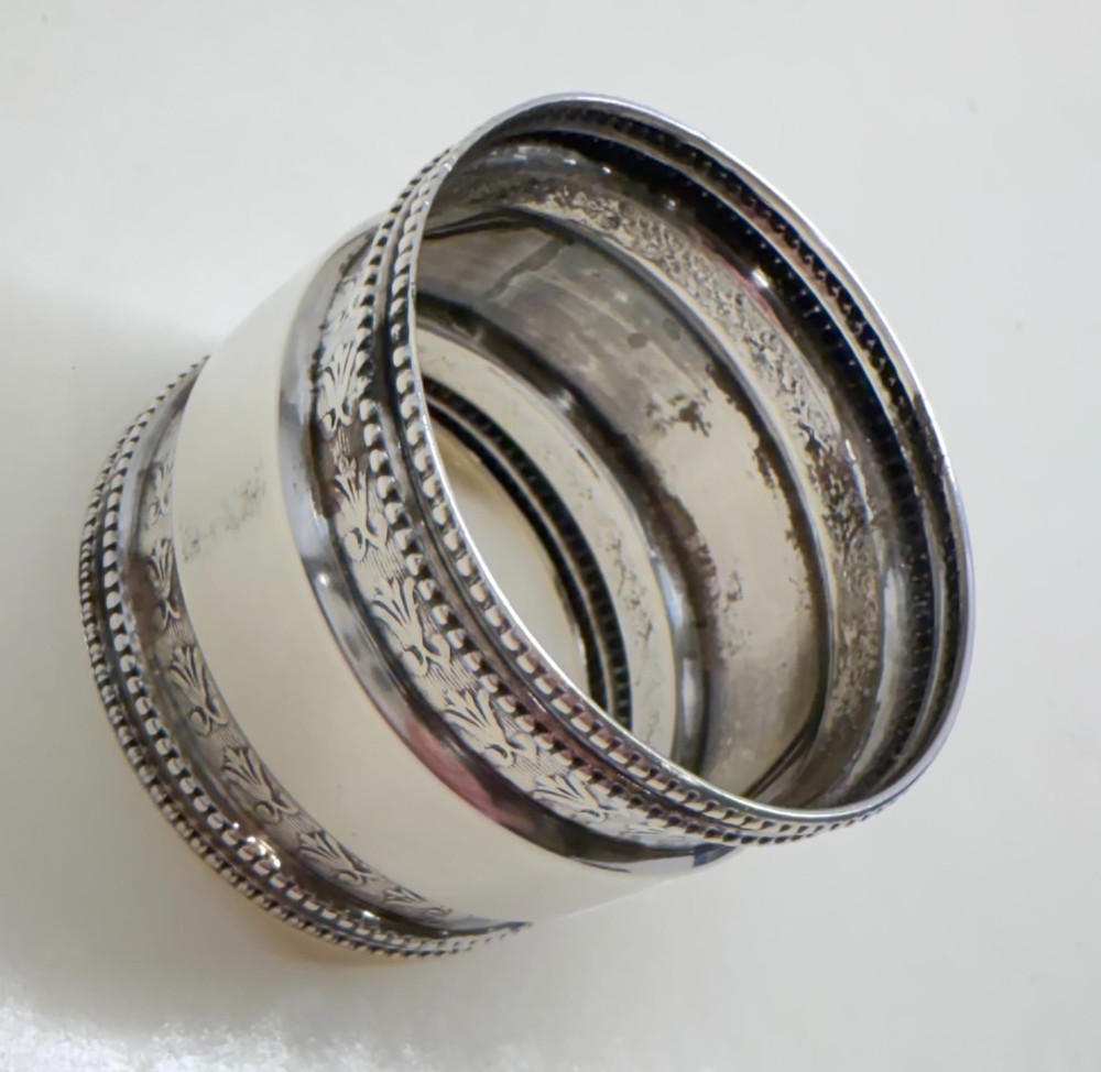 Vintage Sterling Silver Napkin Ring
