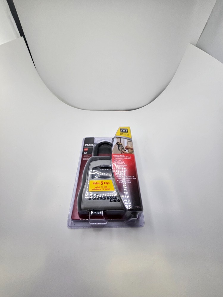 Master Lock Portable Lock Box P16256 SET YOUR OWN COMBINATION