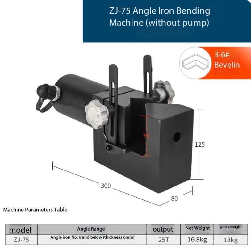 Open-Type Hydraulic Angle Iron Bending Machine Angle Steel Processing Machine