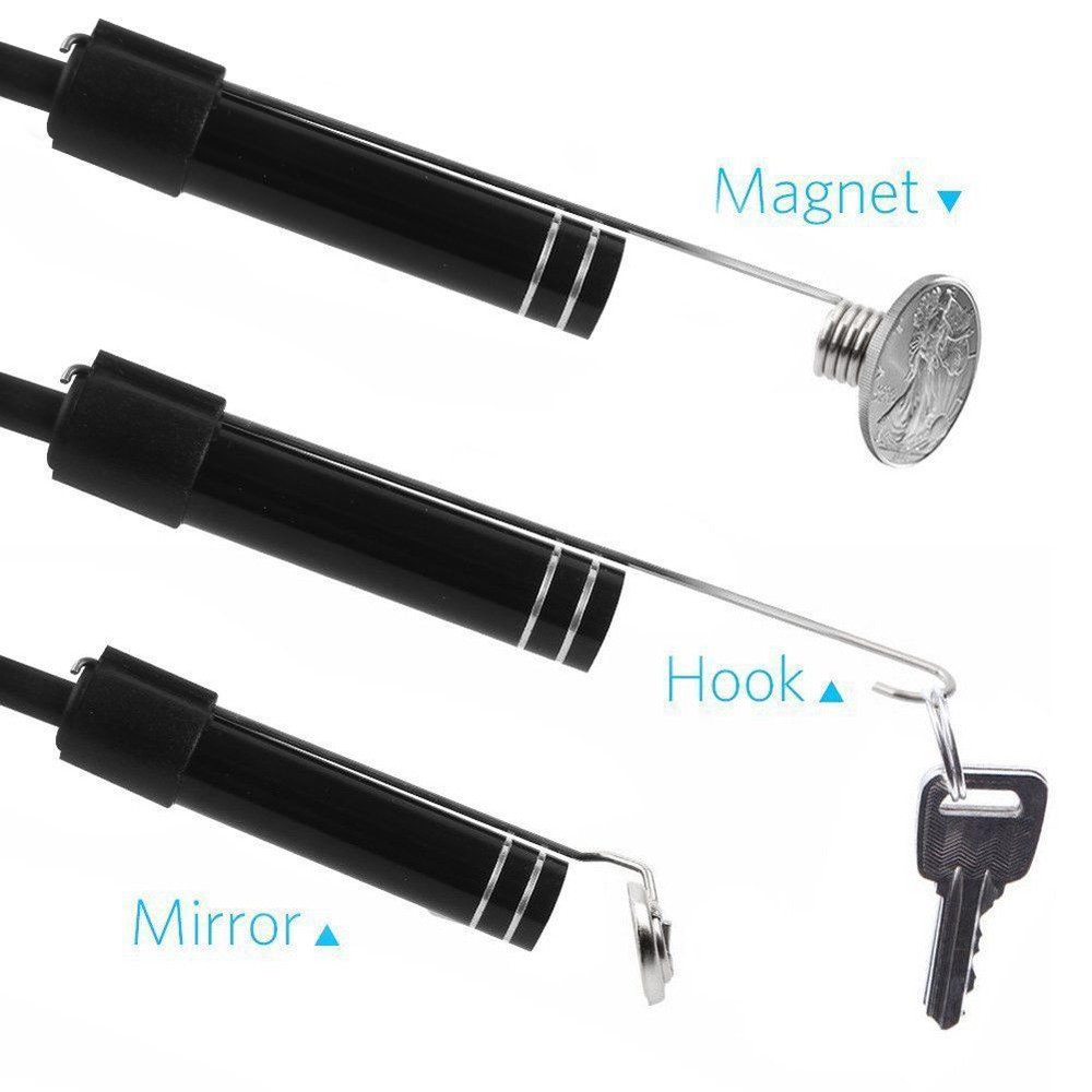 5M 8LED WiFi Borescope Endoscope Inspection Camera for iPhone Android iOS