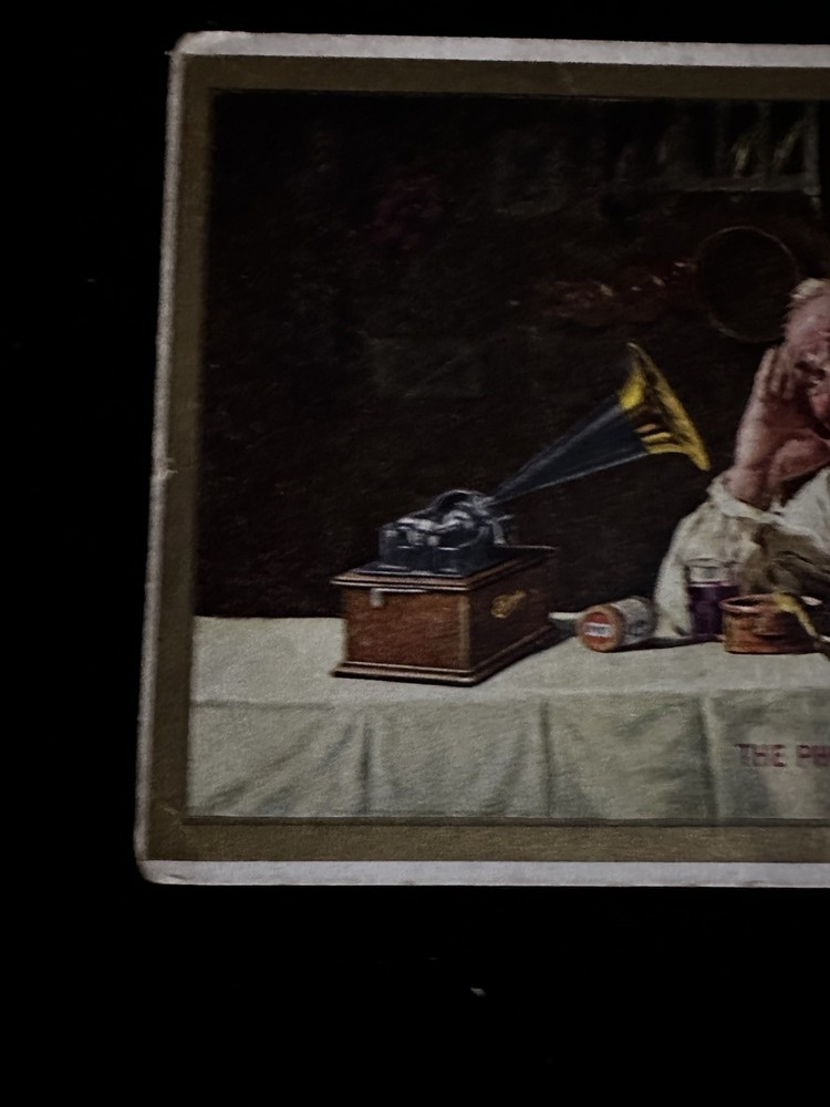THOMAS EDISON PHONOGRAPH TRADE CARD, CIRCA