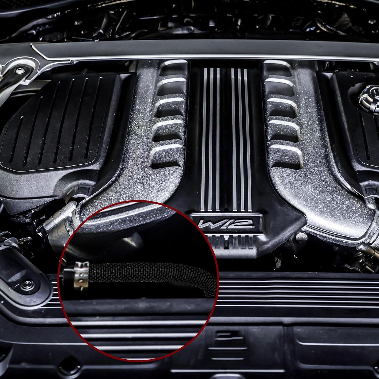 Braided Split-Sleeve Wire Loom for High-Temperature Auto Cable Harness Wrapping