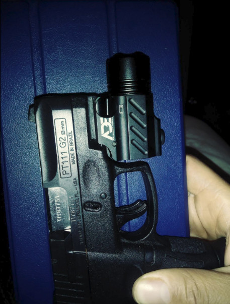 ADE Quick Release Tactical 200 Lumen Led Cree Powered Pistol Flashlight Light
